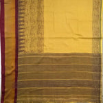 Cotton saree with silk border